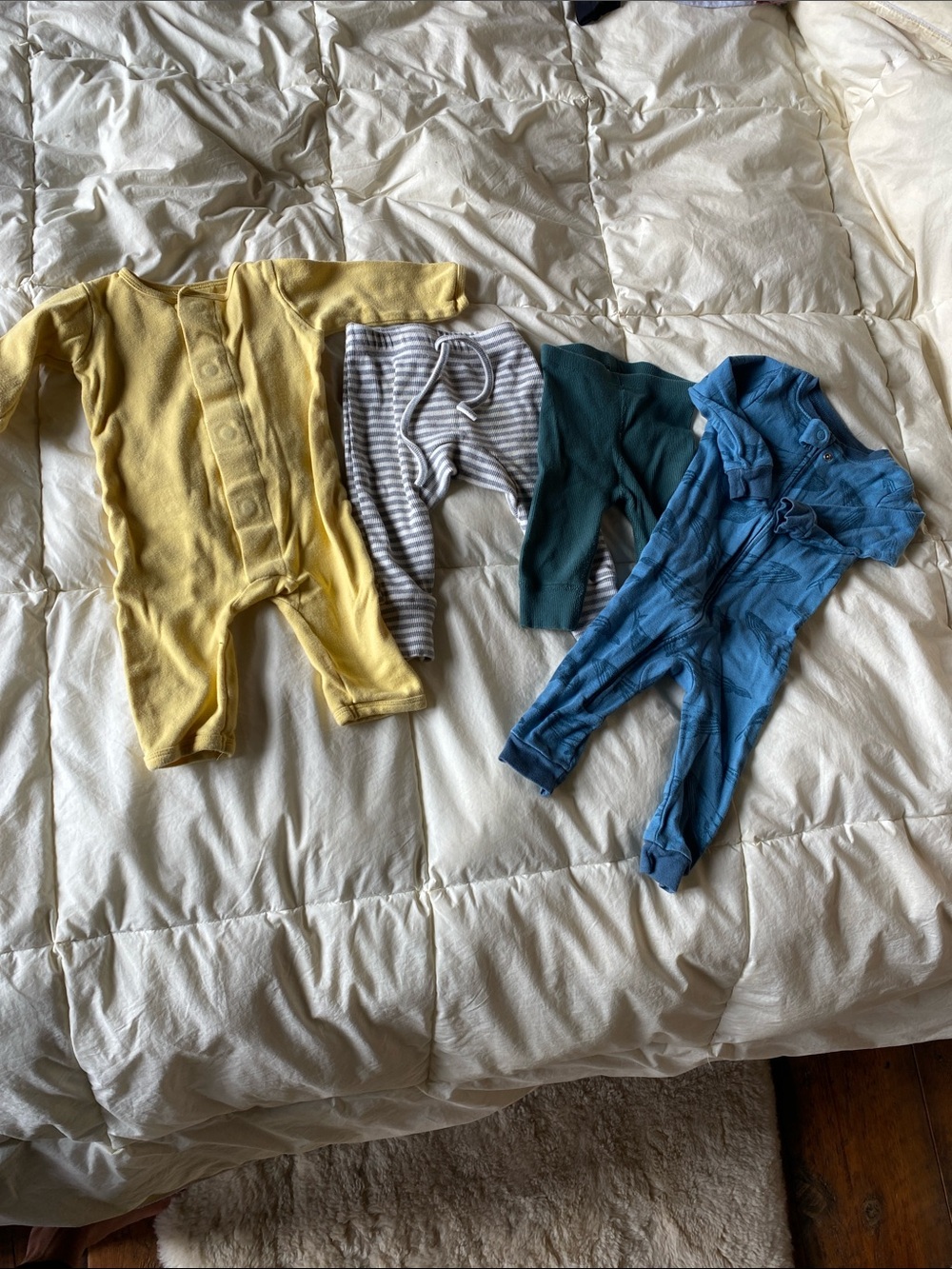 Adorable bundle of baby clothes